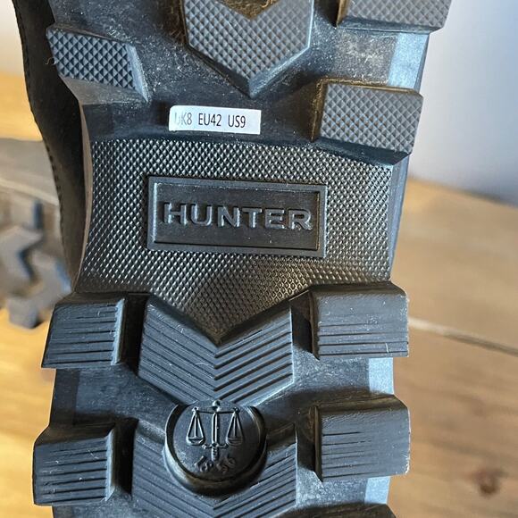 Hunter Women's Explorer Insulated Commando Boots Size 9 US Black Lace Up - Picture 10 of 14